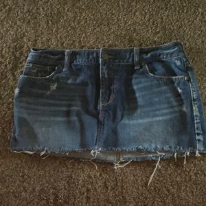 Jeans mini skirt